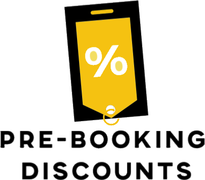 Prebooking Discount Logo